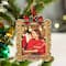 2" x 2.5" Gold with Holly & Bow Ornate Metal Ornament Frame by Studio Décor®